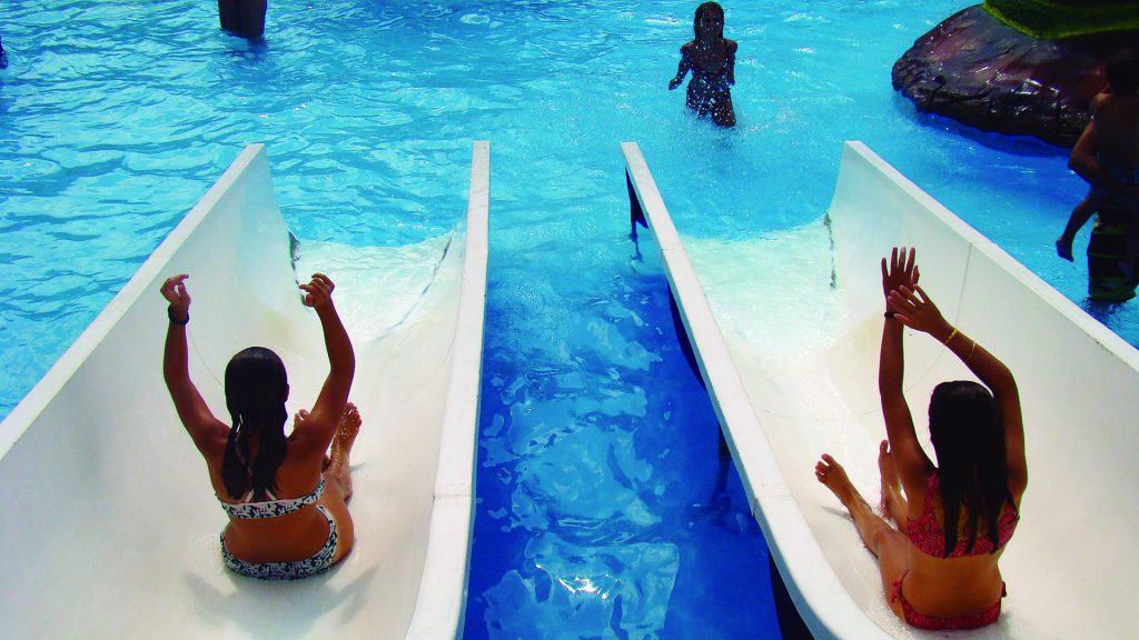 toboganes blancos aquapark