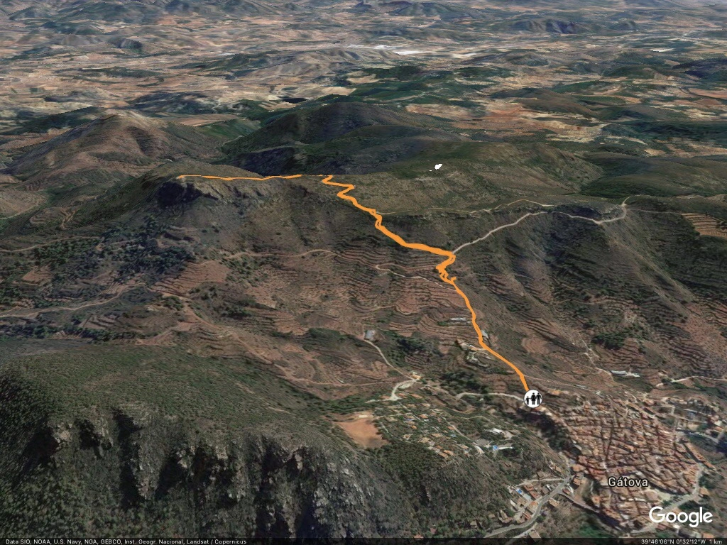 Pico del Águila desde Gestalgar